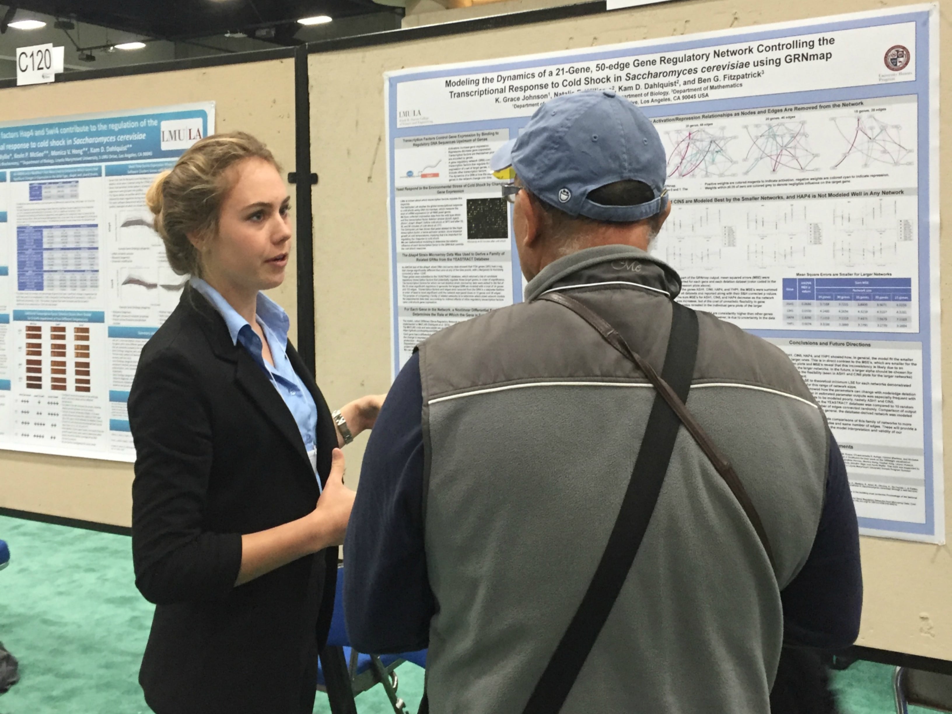 Grace Johnson at 2016 Experimental Biology Conference